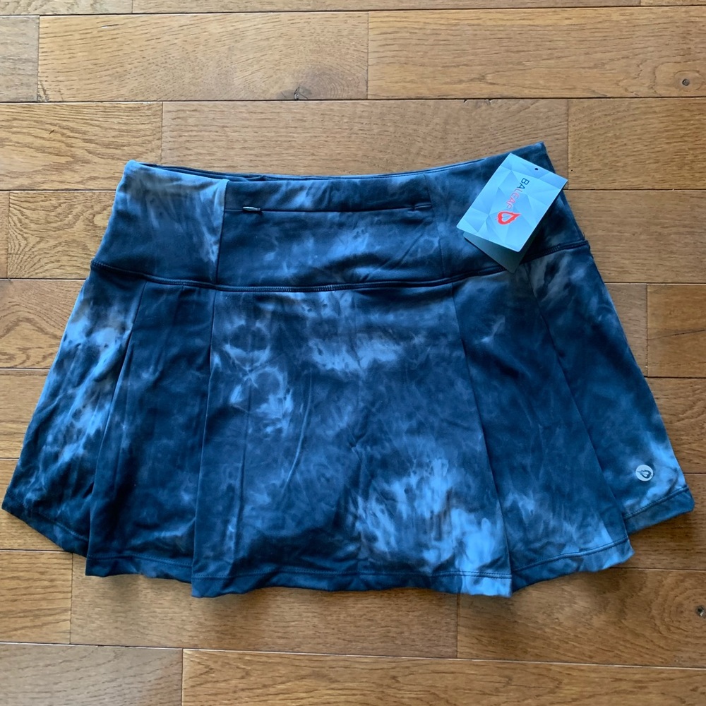 🖤BALEAF HIGH RISE SKIRT/SKORT-BLACK TIE DYE, L🖤